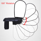Glass Bike Rearview Mirror 360 Rotate Bicycle Cycling Road Mountain Bike Handlebar Wide Angle Rear View Mirrors