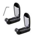 Glass Bike Rearview Mirror 360 Rotate Bicycle Cycling Road Mountain Bike Handlebar Wide Angle Rear View Mirrors