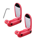 Glass Bike Rearview Mirror 360 Rotate Bicycle Cycling Road Mountain Bike Handlebar Wide Angle Rear View Mirrors