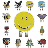 Golf Ball Bottle Cap Clip Alloy Butterfly Marker Mark with Magnetic