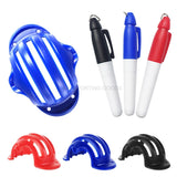Golf Ball Triple Track 3 Line Alignment Marker Stencil Plastic Golf Ball Marker Line Drawing Tool