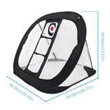 Golf Practice Net Golf Chipping Net Swing Trainer Pop UP Indoor Outdoor Chipping Pitching Cages Mats