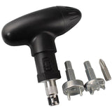 Golf Spike Wrench Tool Ratchet Handle  Golf Remover Ripper Steel Ratcheting black for golf Shoes