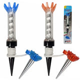 Golf Tees Set Ball Holder Plastic Spring Down 80mm 1 Pcs