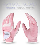 Golf gloves slip-resistant women's granules microfiber cloth gloves