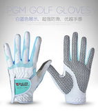 Golf gloves slip-resistant women's granules microfiber cloth gloves