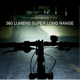 1000 Lumens Bicycle Light Waterproof Bicycle Front Light USB