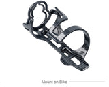 Bicycle Water Bottle Holder 65mm PC Mold-in Plastic Bottle Cage Carrier Rack Light Weight  Cycling Parts BKG-008