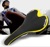 6 Color Bicycle Saddle MTB Road Bike Cycling Seat Light Soft Silica Gel Cushion seat Leather Seat Mat bike Parts Accessories