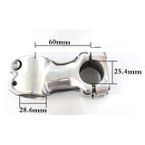 High Strength Aluminum Alloy Fixed Gear Bike Stand Stem Extension