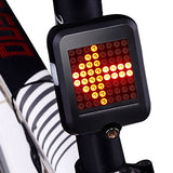 Bicycle Light Automatic Dirction Indicator Taillight USB Charging Mountain Bike Safety Warning Light