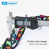 Bike Chain Lock 5 Digit Password Profession Bicycle Lock MTB Bike Motorcycle Sliding Glass Door Lock Cycling Accessories