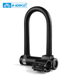 Bike U Lock Anti-theft MTB Road Bike Bicycle Lock Cycling Accessories Heavy Duty Steel Security Bike Cable U-Locks Set