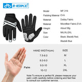 Cycling Gloves Touch Screen MTB Bike Gloves Sport Shockproof Full Finger Reflective Winter Spring Bicycle Glove For Men