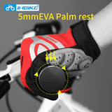 Cycling Gloves Touch Screen MTB Bike Gloves Sport Shockproof Full Finger Reflective Winter Spring Bicycle Glove For Men