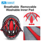 Cycling Helmet Bicycle Helmet Magnetic Goggles Mountain Road Bike Helmets Sunglasses Cycling Glasses 3 Lens Bike Helmet