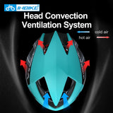 Cycling Helmet Bicycle Helmet Magnetic Goggles Mountain Road Bike Helmets Sunglasses Cycling Glasses 3 Lens Bike Helmet