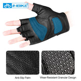 Goat Leather Cycling Gloves Summer Men Sport Gym Motorcycle Bicycle Half Finger Gloves Shockproof 2020 MTB Bike Gloves