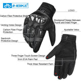 Pro Motorcycle Gloves Men Protect Hands Full Finger Moto Gloves Touch Screen Downhill Cycling Racing Leather Bike Gloves