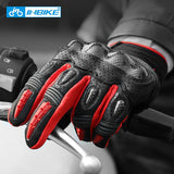 Pro Motorcycle Gloves Men Protect Hands Full Finger Moto Gloves Touch Screen Downhill Cycling Racing Leather Bike Gloves