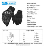 Pro Motorcycle Gloves Men Protect Hands Full Finger Moto Gloves Touch Screen Downhill Cycling Racing Leather Bike Gloves