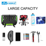 Waterproof Bike Bag Large Capacity Handlebar Front Tube Bag Bicycle Pocket Shoulder Backpack Cycling Bike Accessories