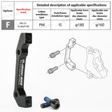 BIKE Disc Brake Adapter Converter IS PM for Mountain Bike MTB 108mm 203mm Disc Brake Rotor Cycling Accessories  Parts