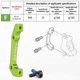 BIKE Disc Brake Adapter Converter IS PM for Mountain Bike MTB 108mm 203mm Disc Brake Rotor Cycling Accessories  Parts