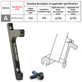 BIKE Disc Brake Adapter Converter IS PM for Mountain Bike MTB 108mm 203mm Disc Brake Rotor Cycling Accessories  Parts
