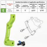 BIKE Disc Brake Adapter Converter IS PM for Mountain Bike MTB 108mm 203mm Disc Brake Rotor Cycling Accessories  Parts