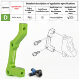 BIKE Disc Brake Adapter Converter IS PM for Mountain Bike MTB 108mm 203mm Disc Brake Rotor Cycling Accessories  Parts