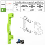 BIKE Disc Brake Adapter Converter IS PM for Mountain Bike MTB 108mm 203mm Disc Brake Rotor Cycling Accessories  Parts