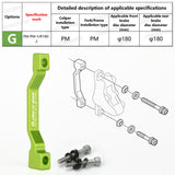 BIKE Disc Brake Adapter Converter IS PM for Mountain Bike MTB 108mm 203mm Disc Brake Rotor Cycling Accessories  Parts