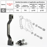 BIKE Disc Brake Adapter Converter IS PM for Mountain Bike MTB 108mm 203mm Disc Brake Rotor Cycling Accessories  Parts