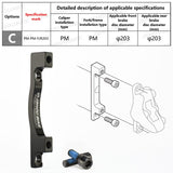 BIKE Disc Brake Adapter Converter IS PM for Mountain Bike MTB 108mm 203mm Disc Brake Rotor Cycling Accessories  Parts