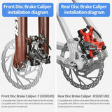Disc Brake Calipers Double Drive Front and Rear Mechanical Accessories Professional Cycling Tools for Mountain Bike