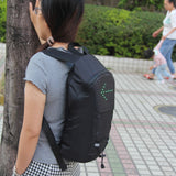 LED Wireless Cycling Vest MTB Bike Bag Warning Remote Control