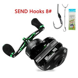 Best Baitcasting Reel BS2000 8.1:1High Speed Fishing Reel 8KG Max Drag Reinforced Reel Drag Reel Carp Drag Reel Fishing