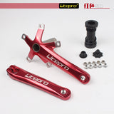 Folding Bike Crank Road Bicycle Intergrated Hollow  BCD 130mm With Bottom Brackets