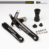 Folding Bike Crank Road Bicycle Intergrated Hollow  BCD 130mm With Bottom Brackets