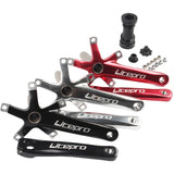 Folding Bike Crank Road Bicycle Intergrated Hollow  BCD 130mm With Bottom Brackets