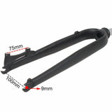 Rigid Fork 26/27.5/29" Mountain Bike Forks Straight Tube Aluminum MTB Bike 1-1/8" Threadless brake forks