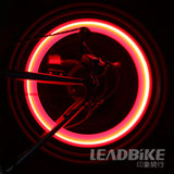 Bicycle Gas Lamp Tyre Tire Wheel Cap LED Light Waterproof