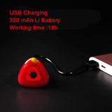 Bicycle Brake Light Bike Rear Light Auto Start/Stop Brake Sensing Waterproof LED Flashlight USB
