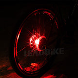 Bicycle LED Front Lights Super Bright Warning Light Bike Head Rear Wheel Light With Battery
