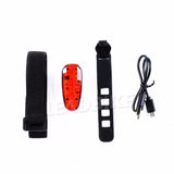 Bicycle USB Rechargable LED Light Waterproof Multifunctional