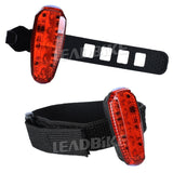 Bicycle USB Rechargable LED Light Waterproof Multifunctional
