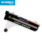 Bicycle Wheel Spoke Light Two Sides Display Waterproof