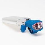 USB Rechargeable Bicycle Front Light 3W LED Super Bright Waterproof Silicone MTB Road Bike Headlight