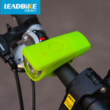 USB Rechargeable Bicycle Front Light 3W LED Super Bright Waterproof Silicone MTB Road Bike Headlight